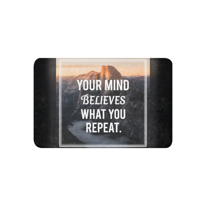 WOW | Your Mind Believes What You Repeat | Sublimated Sherpa Blanket