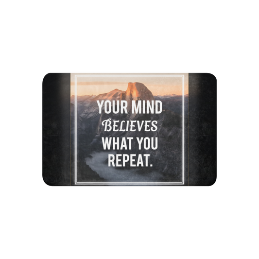 WOW | Your Mind Believes What You Repeat | Sublimated Sherpa Blanket