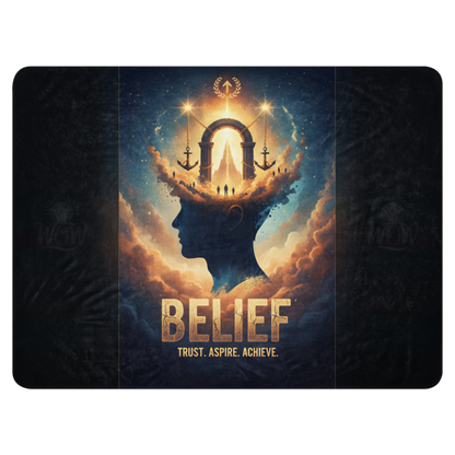 WOW | Belief | Sublimated Sherpa Blanket