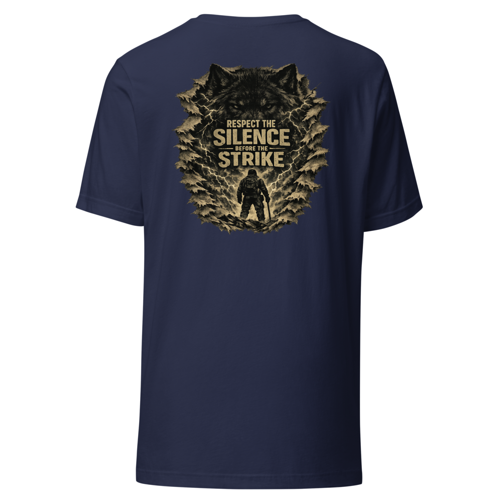 Stormwalker Outpost — Scars Are Maps Tee — Back (Navy)