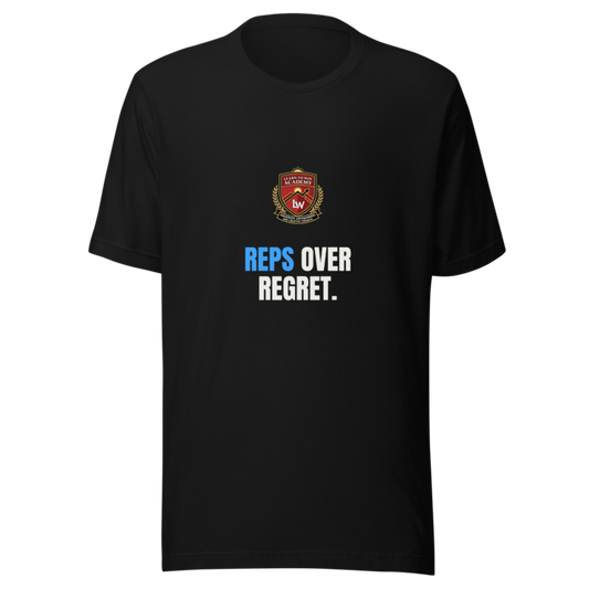 Reps Over Regret — Learn To Win Tee