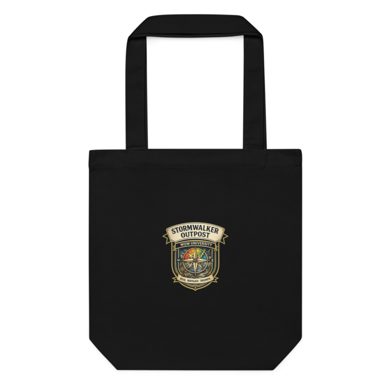 Stormwalker Outpost WOWU compass badge Cotton Tote Bag