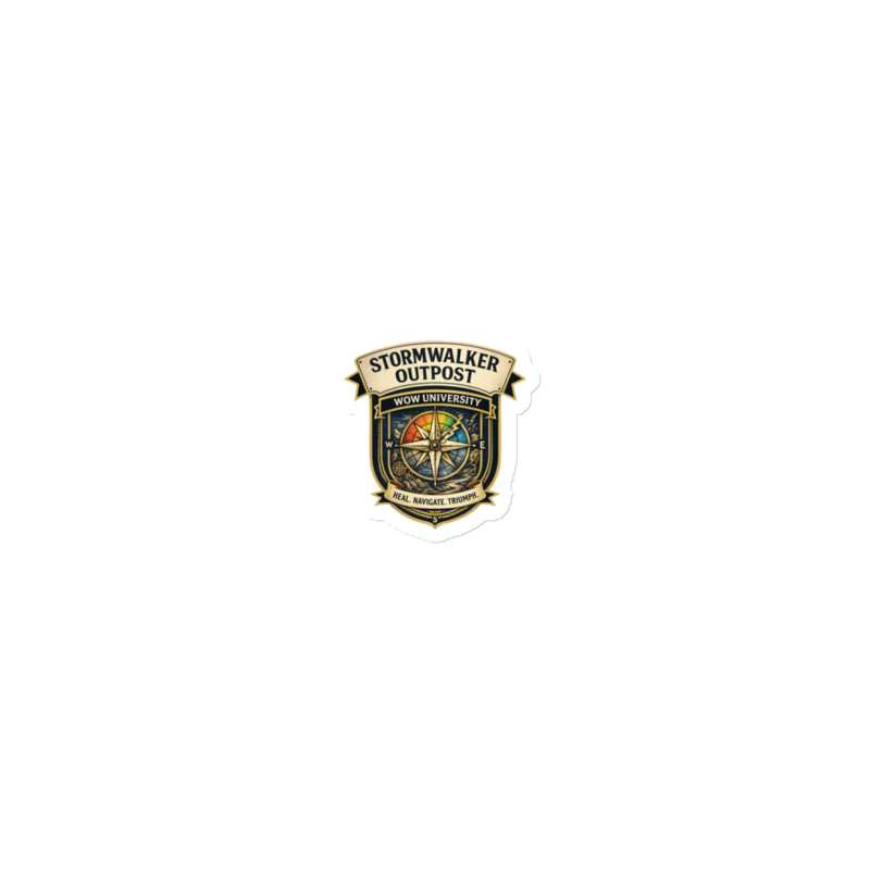 Stormwalker Outpost WOWU compass badge Die-Cut Magnet
