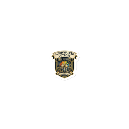 WOW University | Stormwalker Outpost WOWU compass badge | Die-Cut Magnet