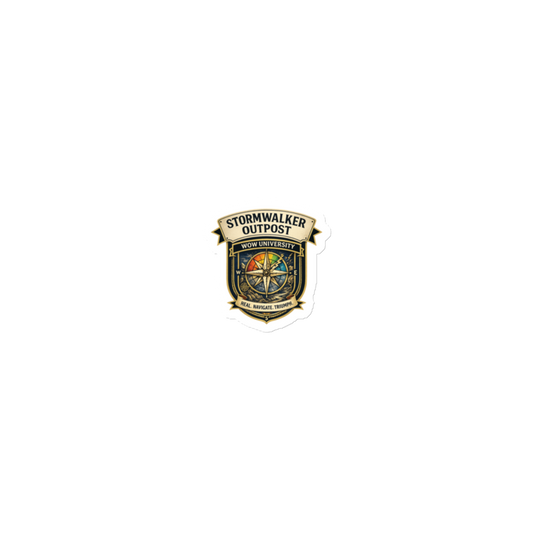 WOW University | Stormwalker Outpost WOWU compass badge | Die-Cut Magnet