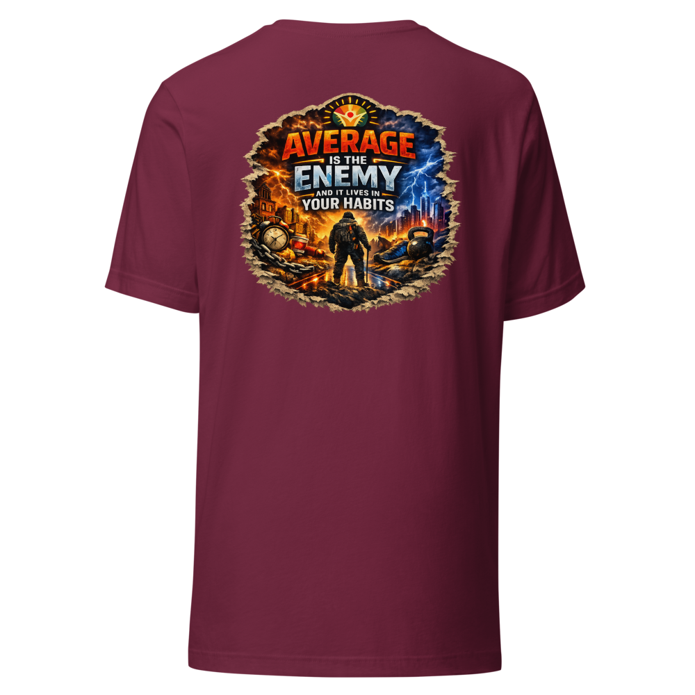 WOW University — Core Crest Tee — Back (Maroon)