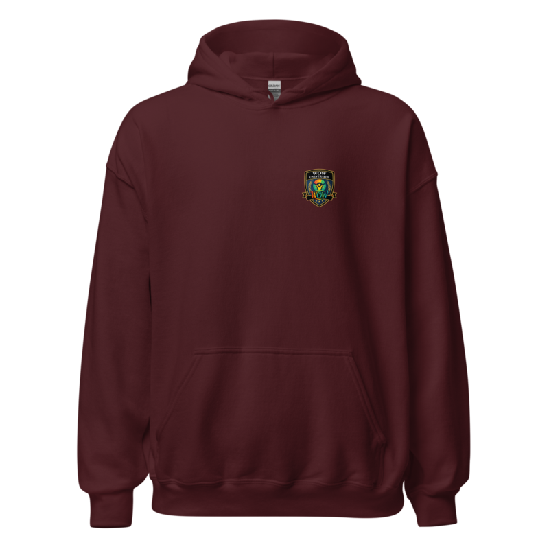 WOW University — Core Crest Hoodie