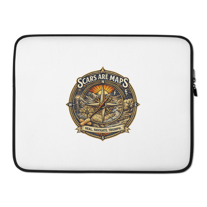 Stormwalker Outpost | Stormwalker ScarsAreMaps medallion | Laptop Sleeve