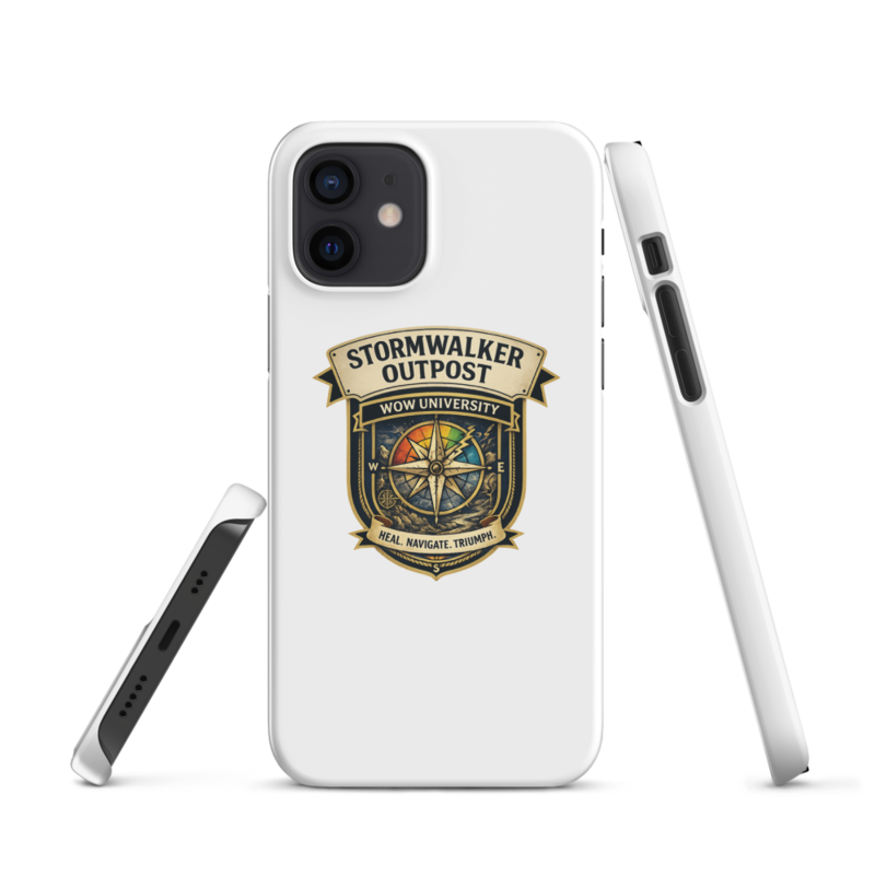 WOW University | Stormwalker Outpost WOWU compass badge | iPhone Snap Case