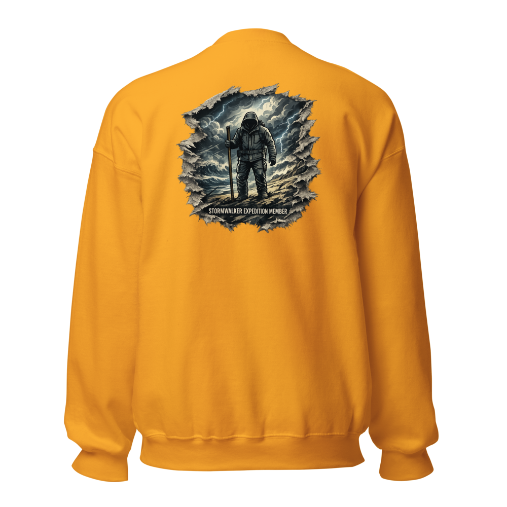 Stormwalker Outpost — Outpost Medallion Crewneck — Back (Gold)