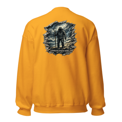 Stormwalker Outpost — Outpost Medallion Crewneck — Back (Gold)