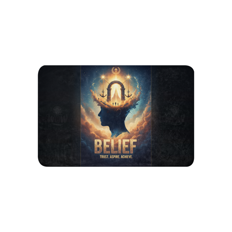 WOW | Belief | Sublimated Sherpa Blanket