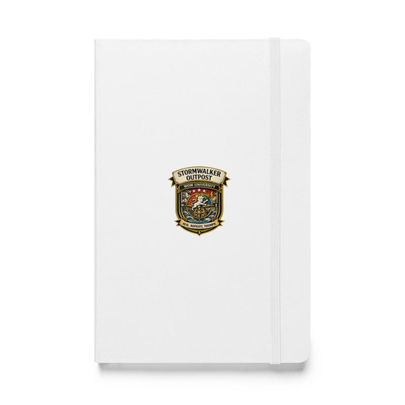 Stormwalker Outpost badge Hardcover Notebook