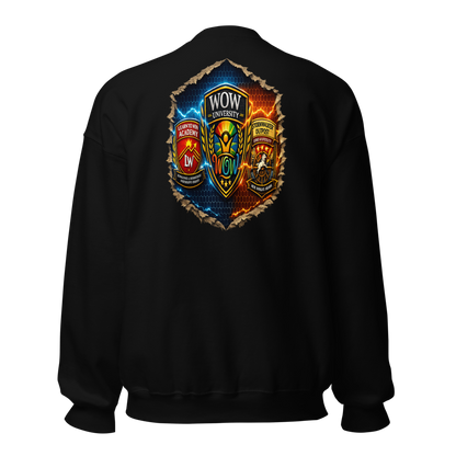 Learn To Win Academy — Core Crewneck — Back (Black)