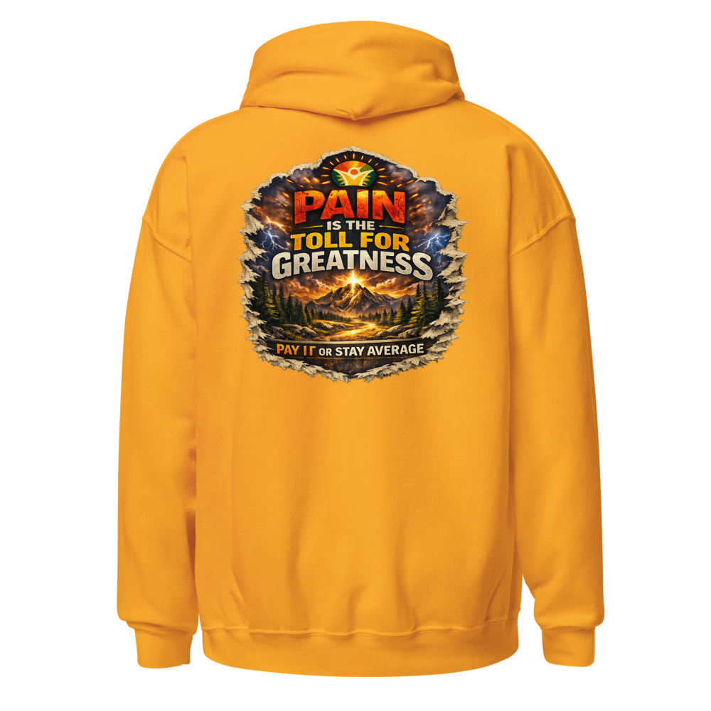 WOW University — Departments & Degrees Hoodie — Back (Gold)