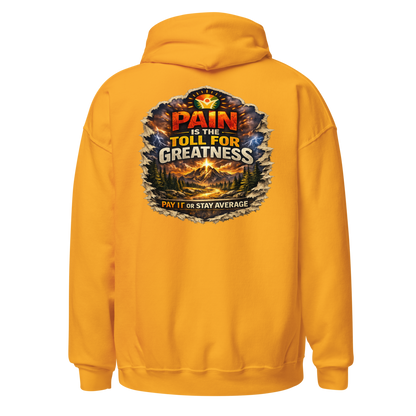 WOW University — Departments & Degrees Hoodie — Back (Gold)