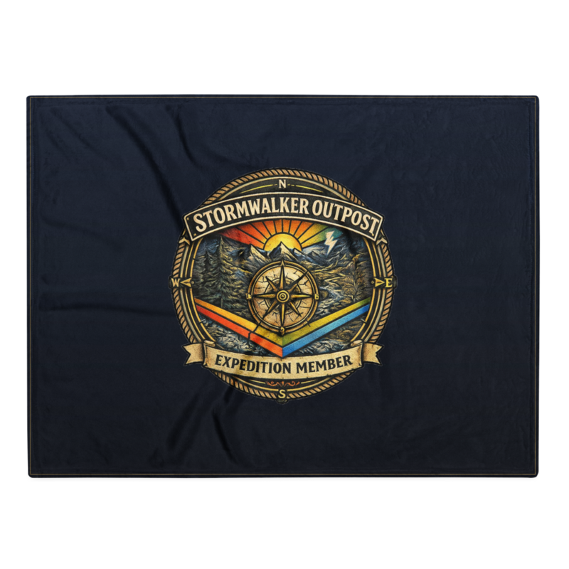 Stormwalker Outpost | Stormwalker Outpost medallion | Throw Blanket