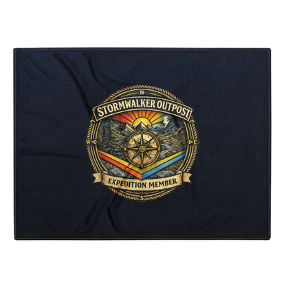 Stormwalker Outpost | Stormwalker Outpost medallion | Throw Blanket