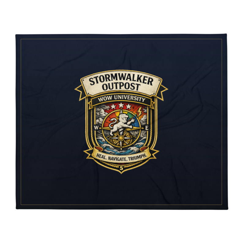 Stormwalker Outpost | Stormwalker Outpost badge | Throw Blanket