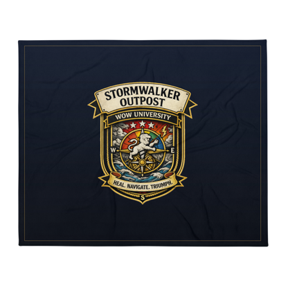 Stormwalker Outpost | Stormwalker Outpost badge | Throw Blanket