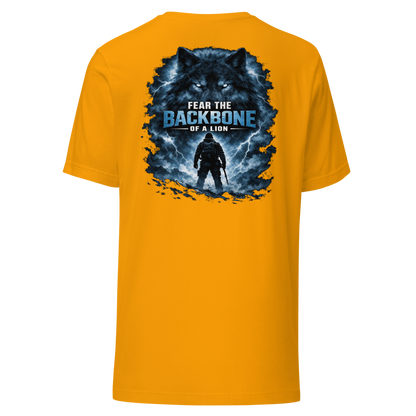 Stormwalker Outpost — Compass Badge Tee — Back (Gold)