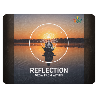 WOW | Reflection | Sublimated Sherpa Blanket
