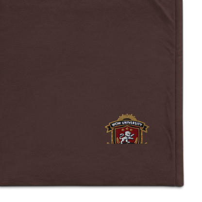 WOW University — Visionary Leadership — Embroidered Sherpa Blanket