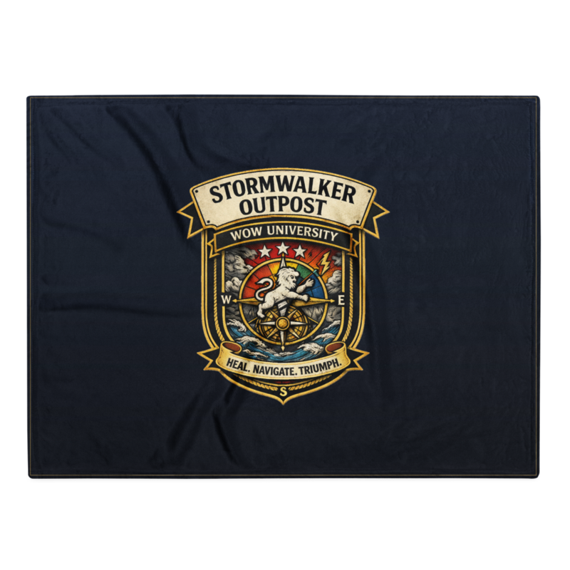 Stormwalker Outpost | Stormwalker Outpost badge | Throw Blanket