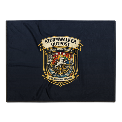 Stormwalker Outpost | Stormwalker Outpost badge | Throw Blanket