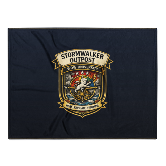 Stormwalker Outpost | Stormwalker Outpost badge | Throw Blanket