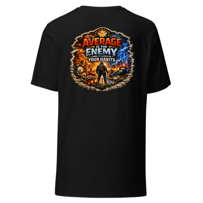 WOW University — Core Crest Tee — Back (Black)