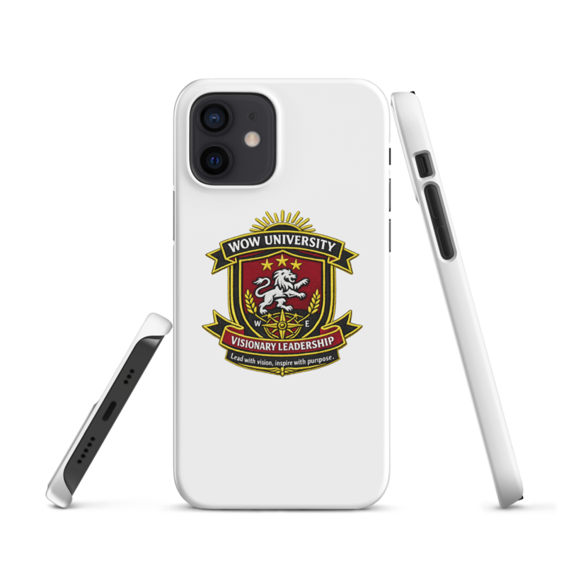 WOW University | WOWU VisionaryLeadership badge | iPhone Snap Case