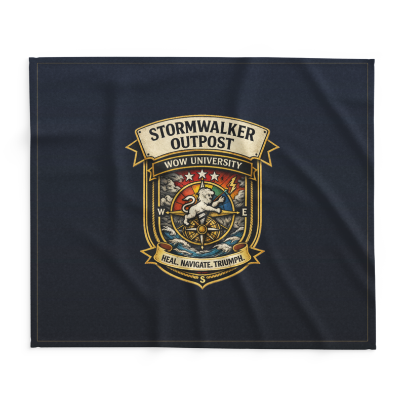 Stormwalker Outpost | Stormwalker Outpost badge | Lightweight Summer Blanket