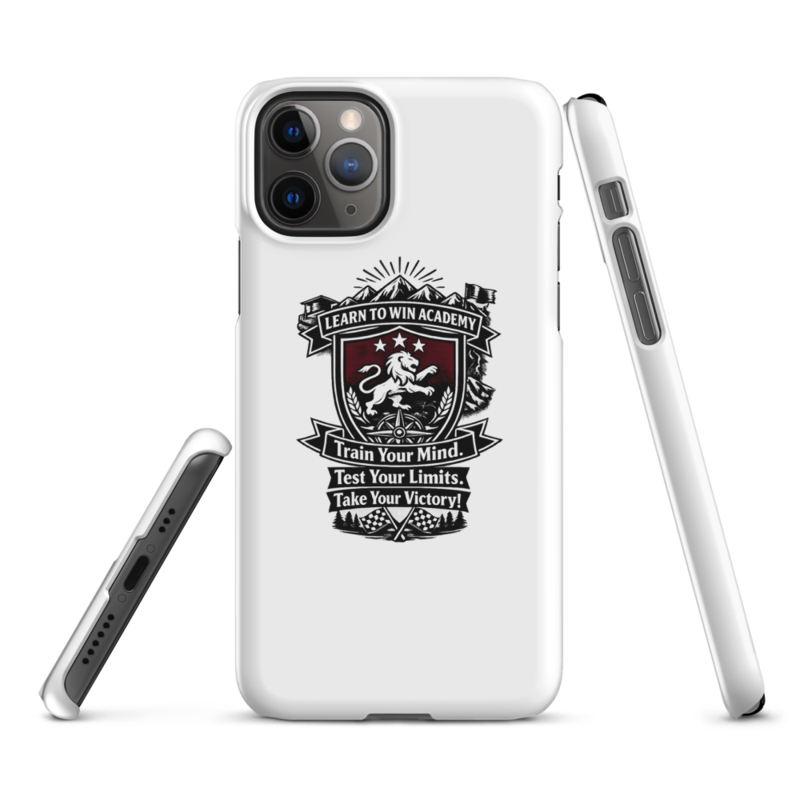 Learn To Win Academy | LTW TrainYourMind badge | iPhone Snap Case