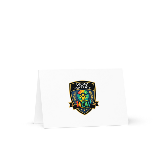 WOW University | WOWU Core badge | Greeting Card