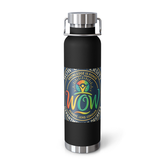 WOWU DepartmentsDegrees medallion Copper Water Bottle — Front