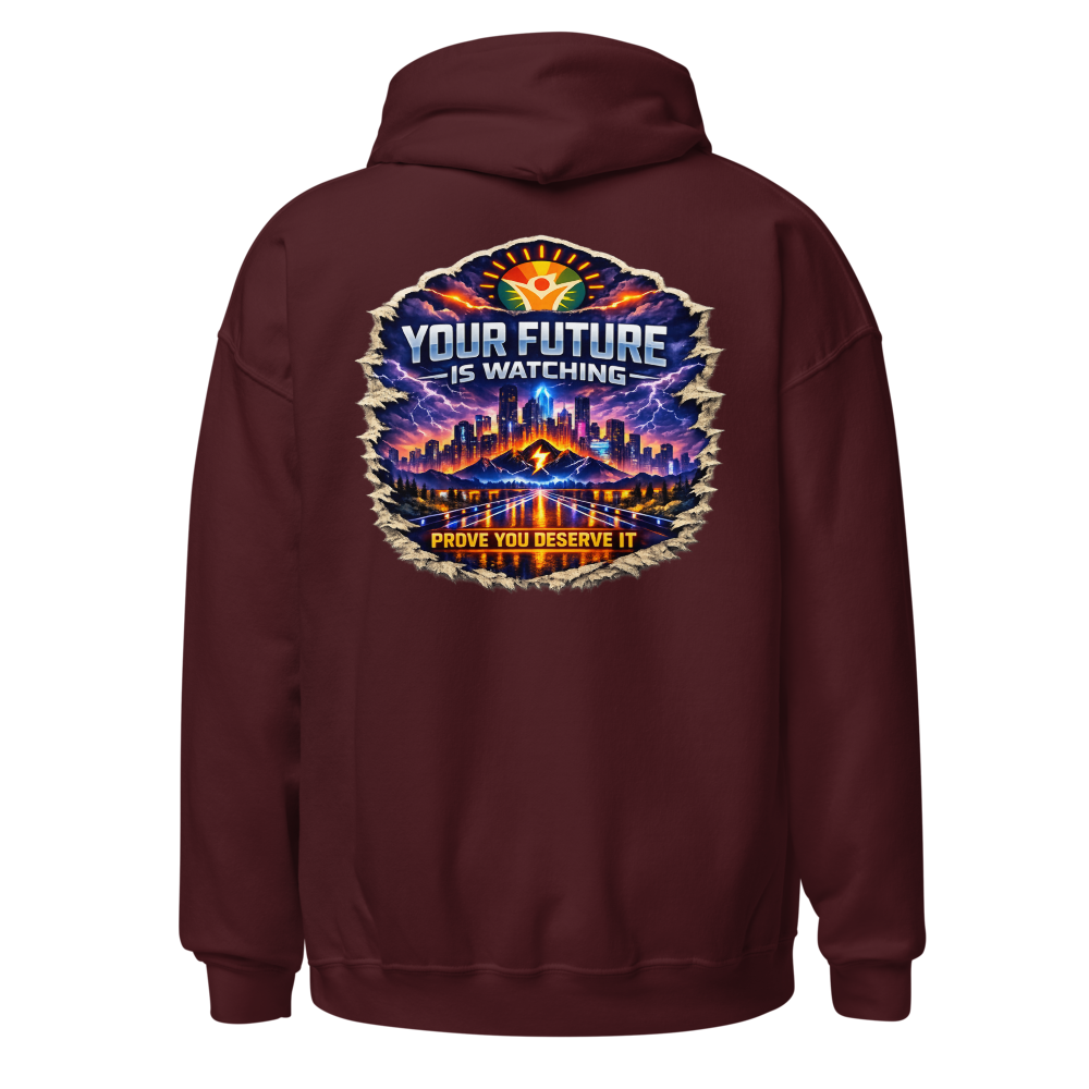 WOW University — Expedition Member Hoodie — Back (Maroon)