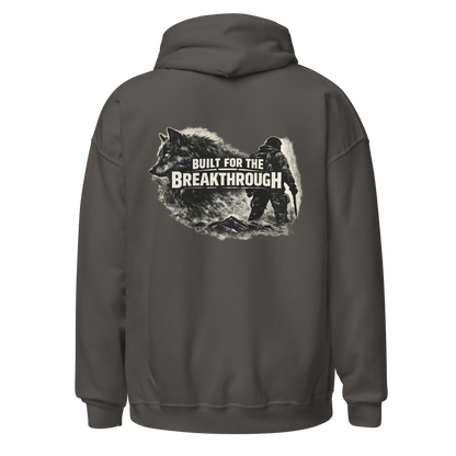 Stormwalker Outpost — Outpost Badge Hoodie — Back (Charcoal)