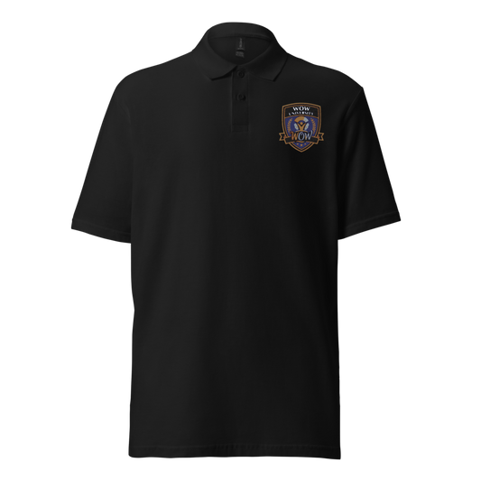 WOW University Shield — Embroidered Polo