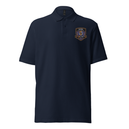 WOW University Shield — Embroidered Polo