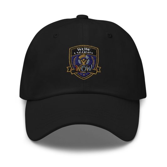 WOW University Shield — Embroidered Dad Hat