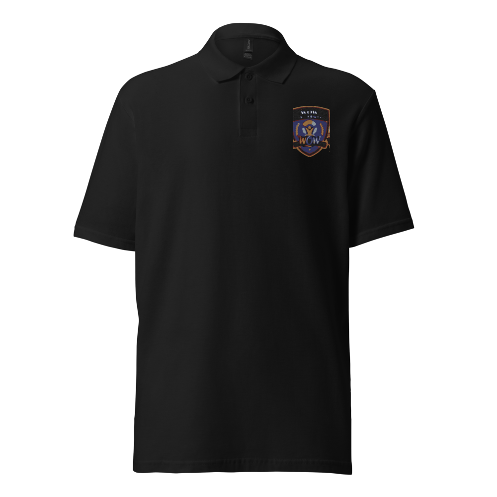 WOW University Crest — Embroidered Polo