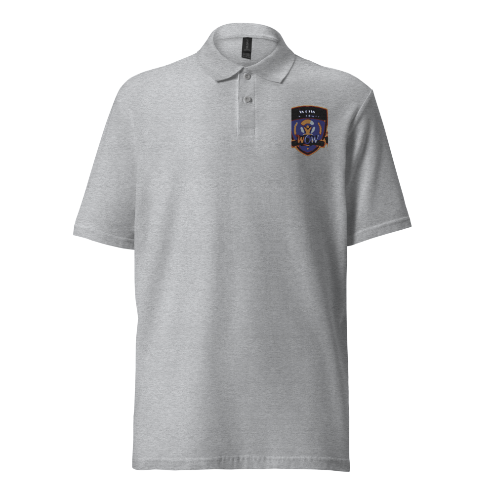 WOW University Crest — Embroidered Polo