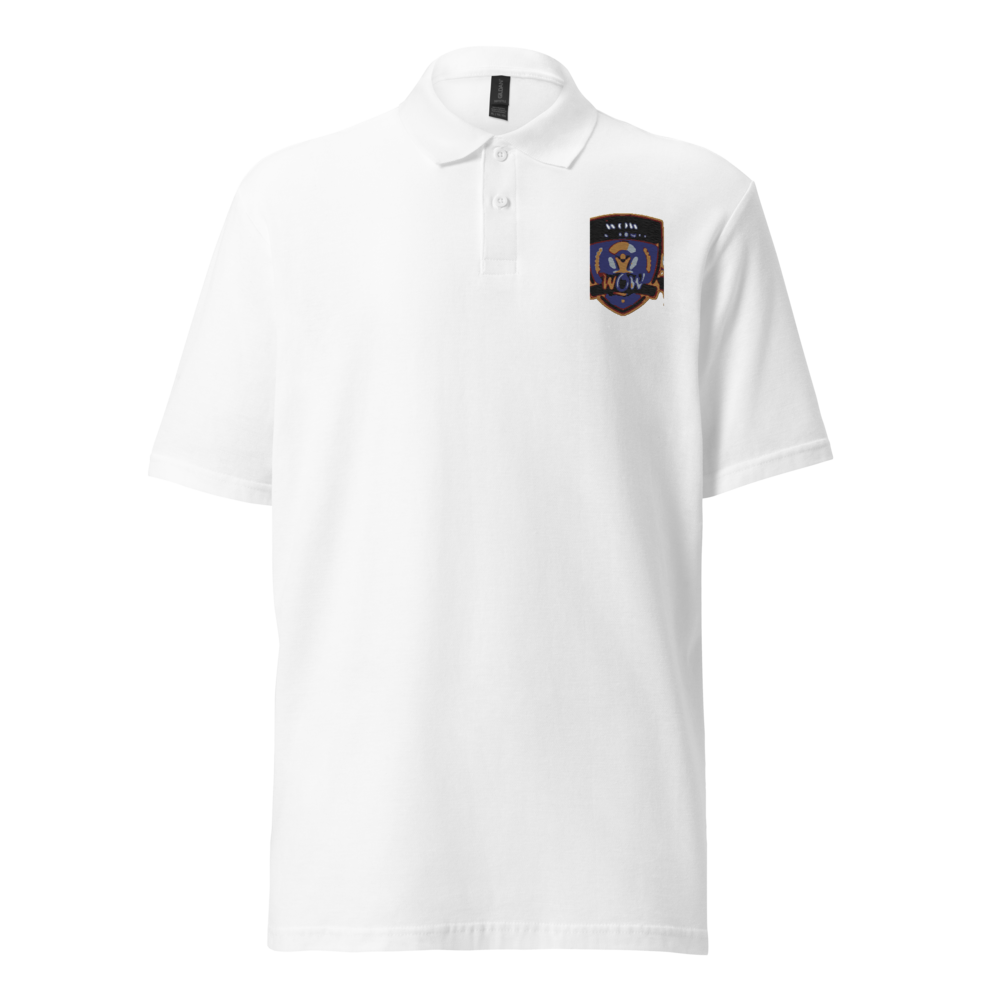 WOW University Crest — Embroidered Polo
