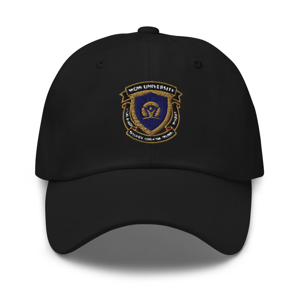 WOW University Seal — Embroidered Dad Hat