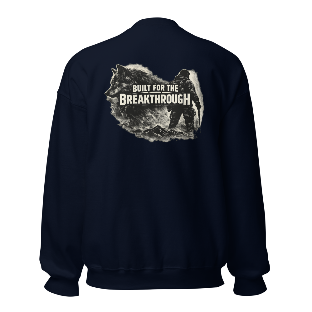 Stormwalker Outpost — Outpost Badge Crewneck — Back (Navy)