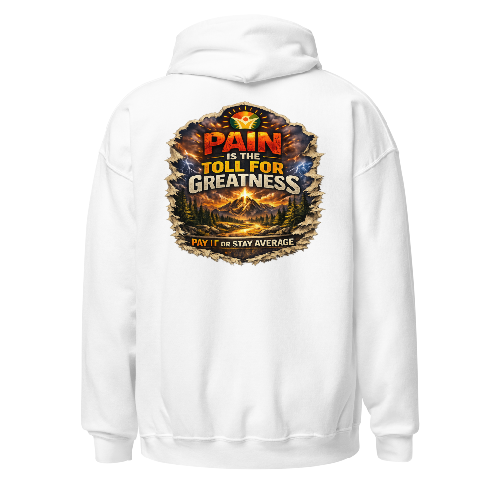WOW University — Departments & Degrees Hoodie — Back (White)