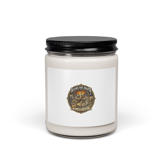 Stormwalker Outpost | Stormwalker ScarsAreMaps medallion | Soy Candle
