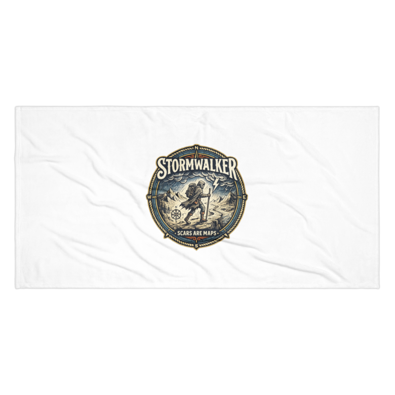 Stormwalker Outpost | Stormwalker Scars medallion | Beach Towel