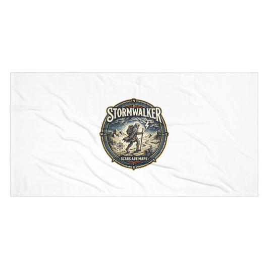 Stormwalker Outpost | Stormwalker Scars medallion | Beach Towel